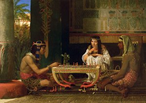 Egyptian Chess Players, 1865 